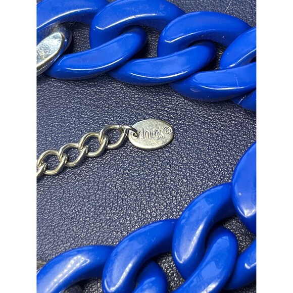 Fun & colorful, chunky acrylic chain link necklaces - lot of 6 - Picture 8 of 10